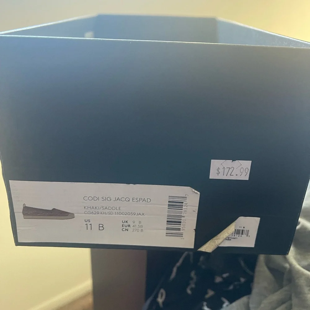 Coach Khaki Espadrille Shoes - Picture 3 of 5